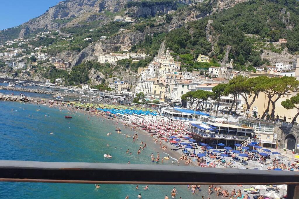 Amalfi Rooms Duoglio Beach -Amazing Seaview Exterior foto